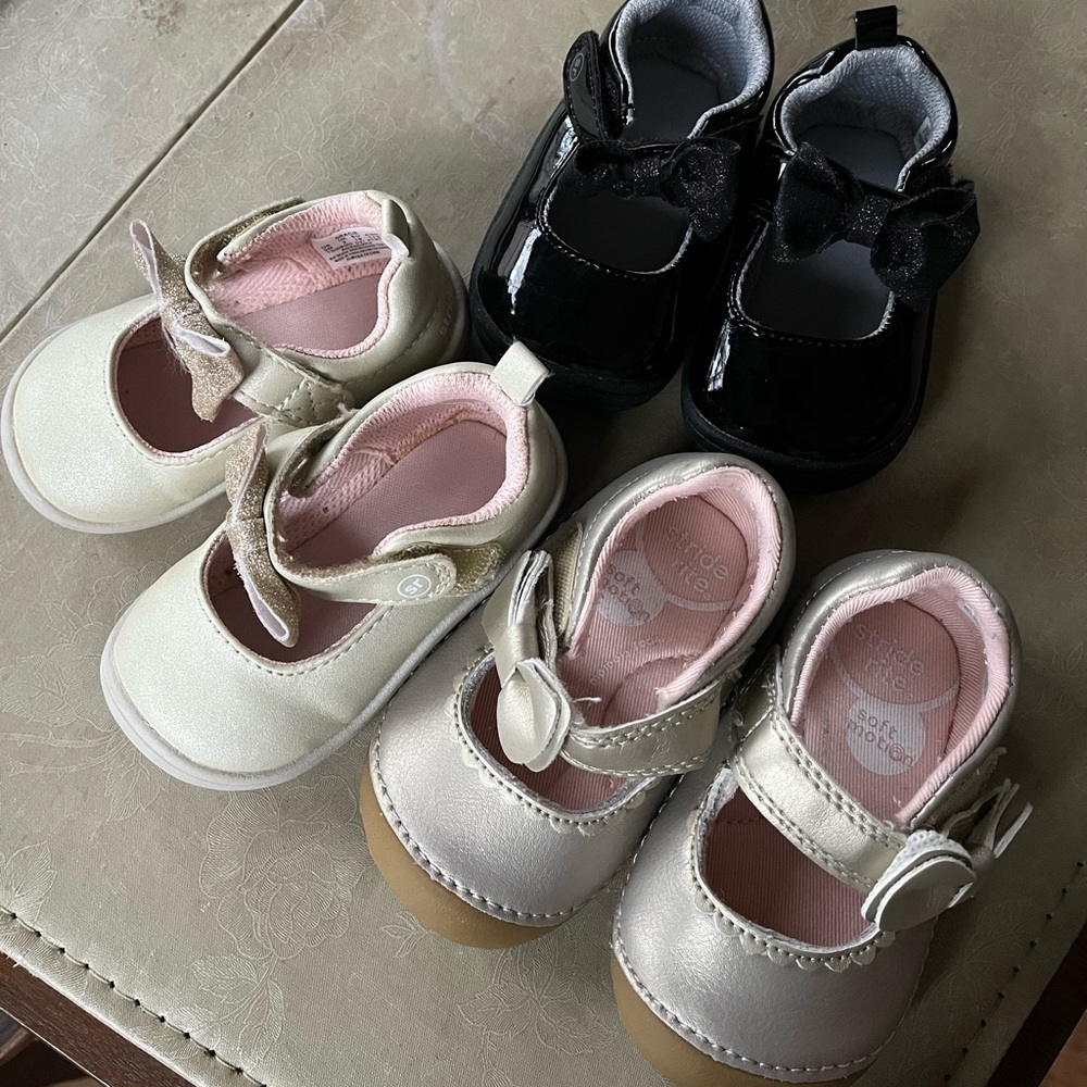 Stride Rite Baby Toddler Shoes Size 3 Lot